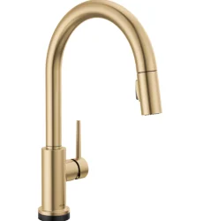 Delta Trinsic Single-Handle Pull-Down Kitchen Faucet with TouchO | Hands Free and Touch