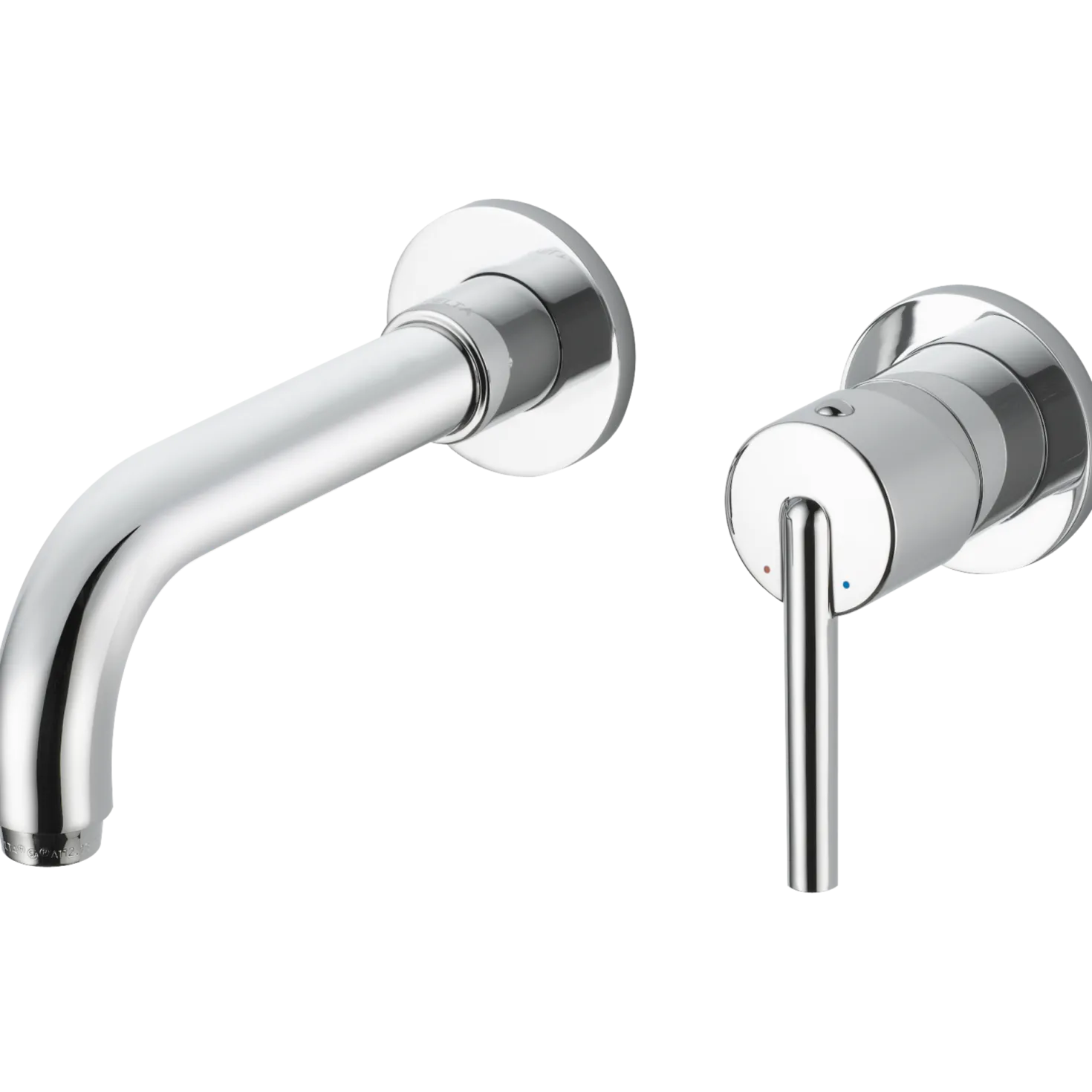 Delta Trinsic Single Handle Wall Mount Bathroom Faucet