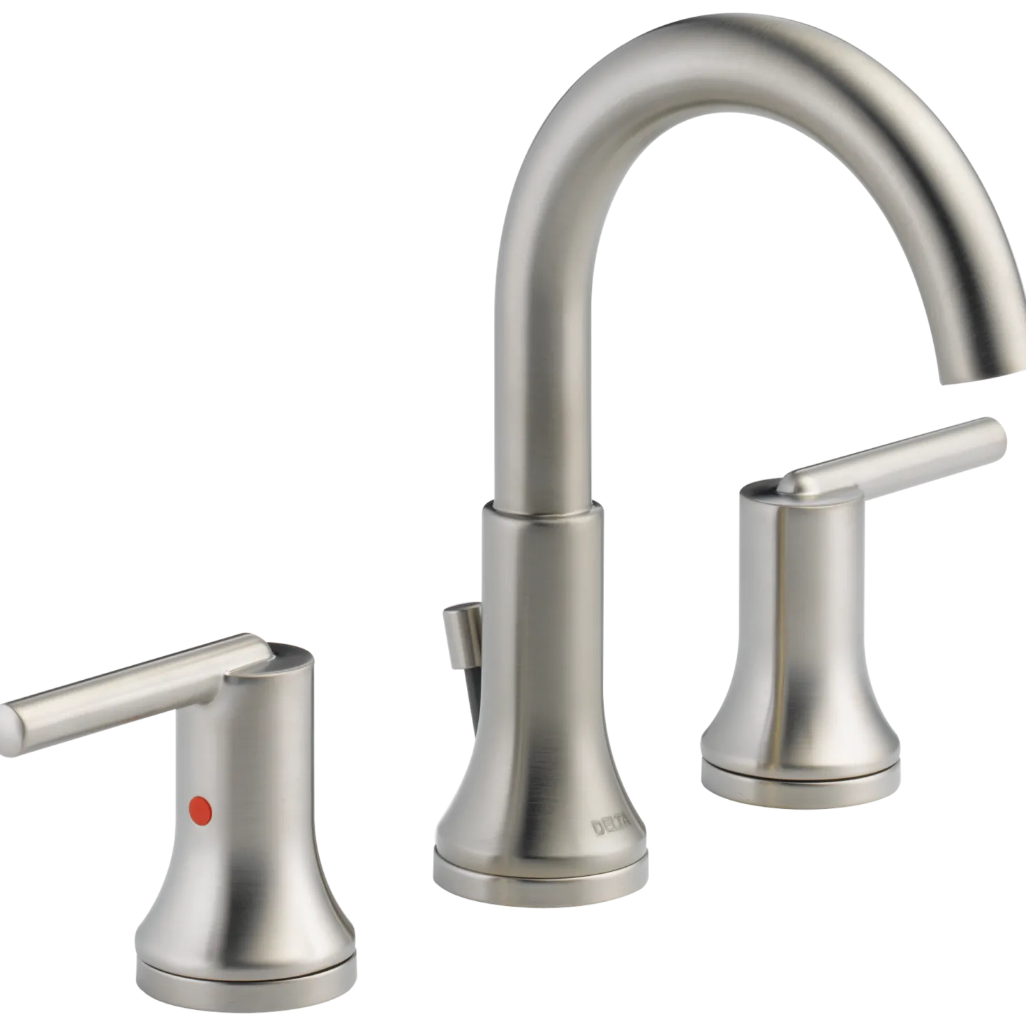 Delta Trinsic Two Handle Widespread Bathroom Faucet w/ Drain