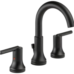 Delta Trinsic Two Handle Widespread Bathroom Faucet w/ Drain