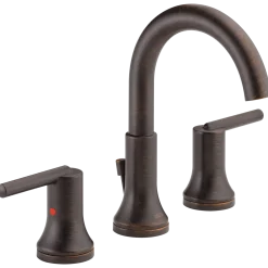 Delta Trinsic Two Handle Widespread Bathroom Faucet w/ Drain