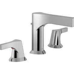 Delta Zura Two Handle Widespread Bathroom Faucet In Chrome