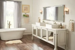Delta Zura Two Handle Widespread Bathroom Faucet in Polished Nickel
