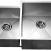 33" Double Bowl Dual Mount 18 Gauge Stainless Steel Kitchen Sink