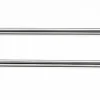 18" Double Towel Bar With Beaded Detail In Brushed Satin Nickel