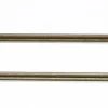 18" Double Towel Bar With Ribbon & Reed Detail In German Bronze