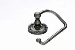 Ed4Ape Tissue Hook With Ribbon & Reed Detail In Antique Pewter