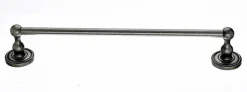 Ed6Apf 18" Single Towel Bar With Rope Detail In Antique Bronze