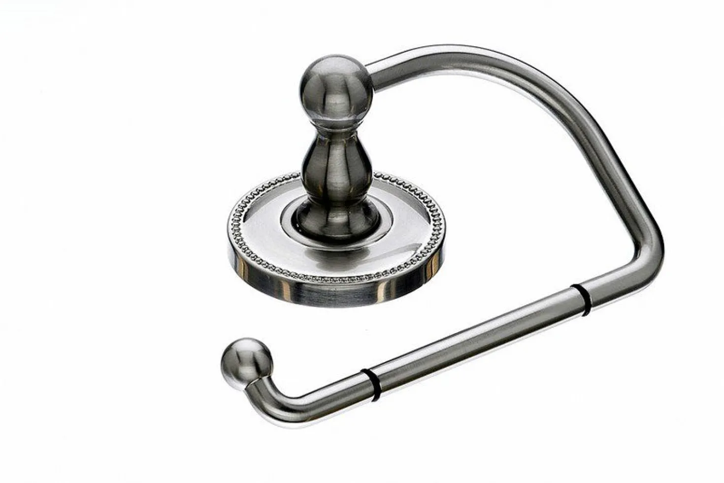 Ed4Bsna Tissue Hook With Beaded Detail In Brushed Satin Nickel