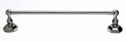 Ed6Bsnb 18" Single Towel Bar With Hex Detail In Brushed Satin Nickel
