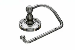 Ed4Bsne Tissue Hook With Ribbon & Reed Detail In Brushed Satin Nickel