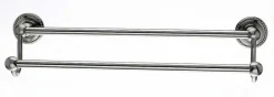Ed7Bsnf 18" Double Towel Bar With Rope Detail In Brushed Satin Nickel