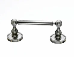 Ed3Bsnf Tissue Holder With Rope Detail In Brushed Satin Nickel
