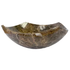 Eden Bath Arched Edges Bowl Sink - Dark Emperador