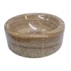 Eden Bath Barrel Vessel Sink - Brown Onyx Polished