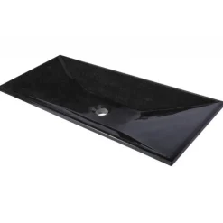 Eden Bath Black Ultra Modern Granite Sink
