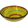 Eden Bath Candy Swirls Glass Vessel Sink