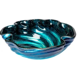 Eden Bath Carribean Wave Glass Vessel Sink