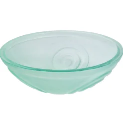 Eden Bath Clear Swirls Glass Vessel Sink