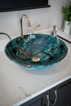 Eden Bath Cliffside Glass Vessel Sink