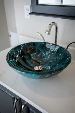 Eden Bath Cliffside Glass Vessel Sink