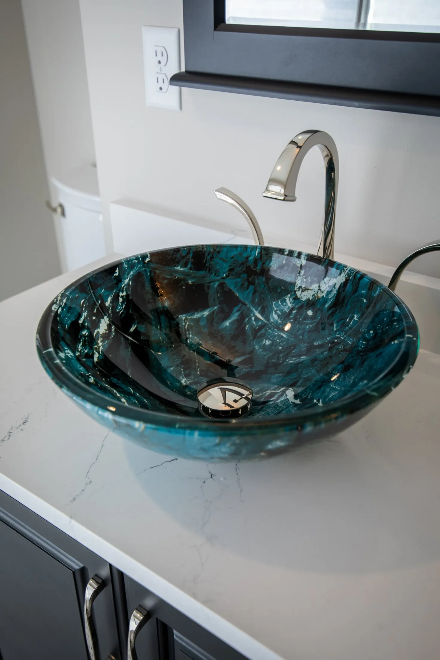 Eden Bath Cliffside Glass Vessel Sink