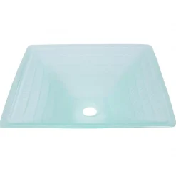 Eden Bath Crystal Glacier Vessel Sink