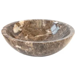 Eden Bath Dark Emperador Vessel Sink Bowl