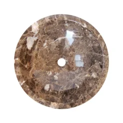 Eden Bath Dark Emperador Vessel Sink Bowl