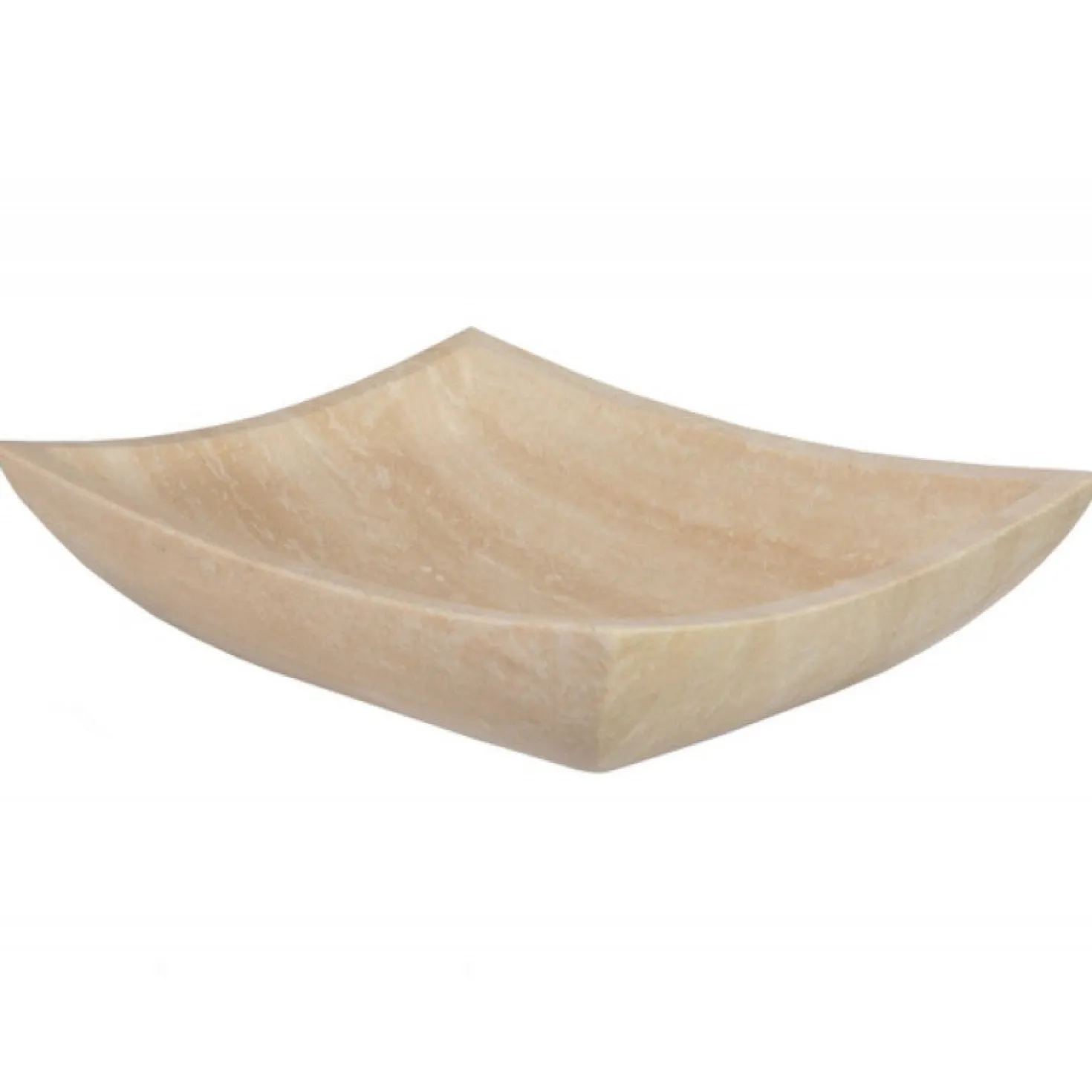 Eden Bath Deep Zen Sink - Beige Travertine