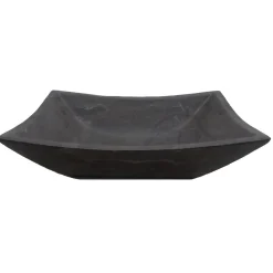 Eden Bath Deep Zen Sink - Honed Black Limestone