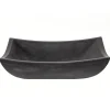 Eden Bath Deep Zen Sink - Honed Lava Stone