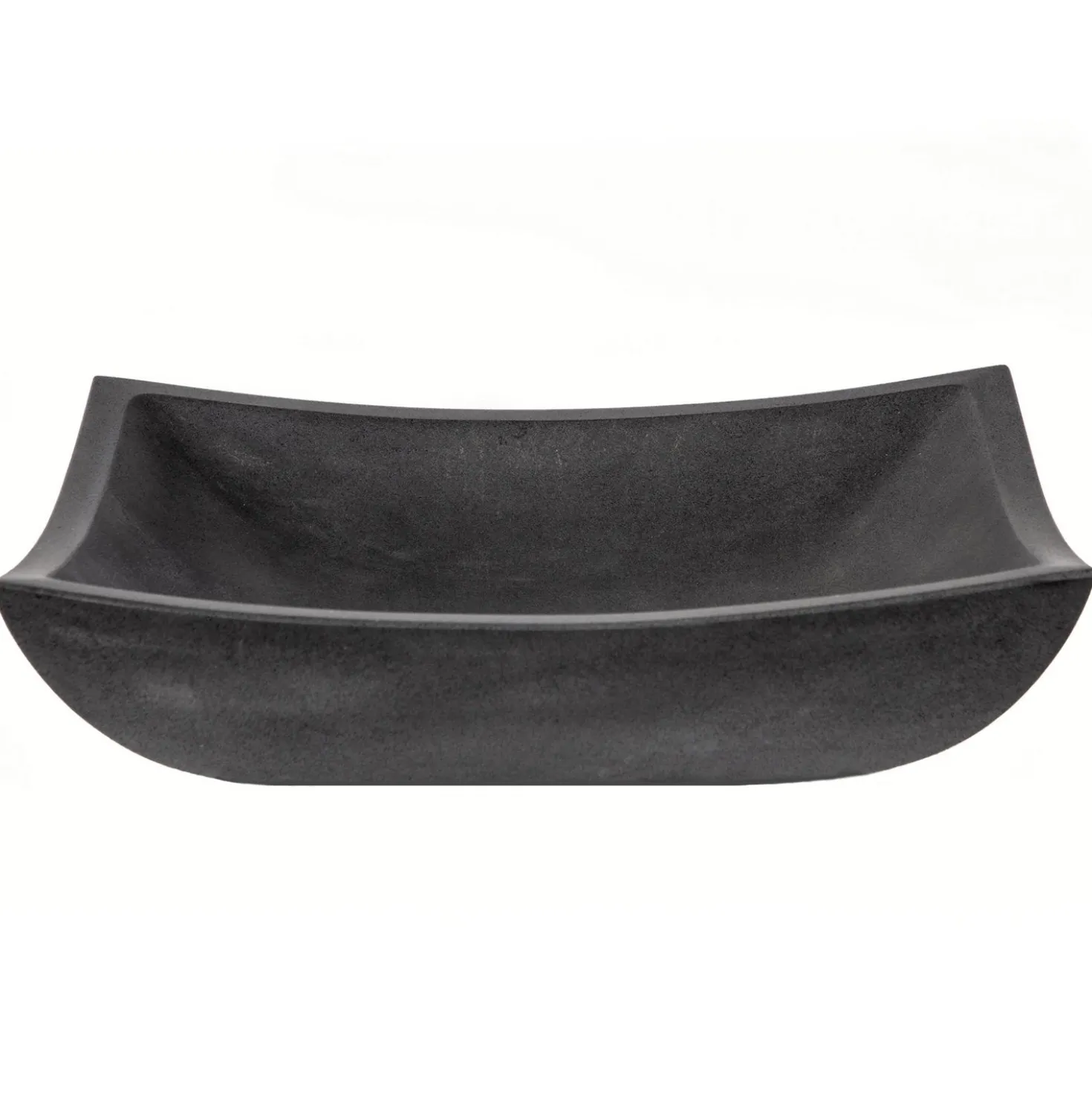 Eden Bath Deep Zen Sink - Honed Lava Stone