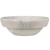 Eden Bath Echo Bowl Shaped Vessel Sink - Honed White Marble