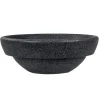 Eden Bath Echo Bowl Shaped Vessel Sink - Honed Padang Dark Granite
