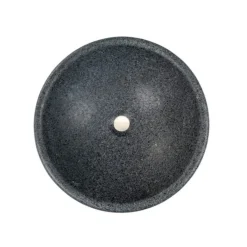 Eden Bath Echo Bowl Shaped Vessel Sink - Honed Padang Dark Granite