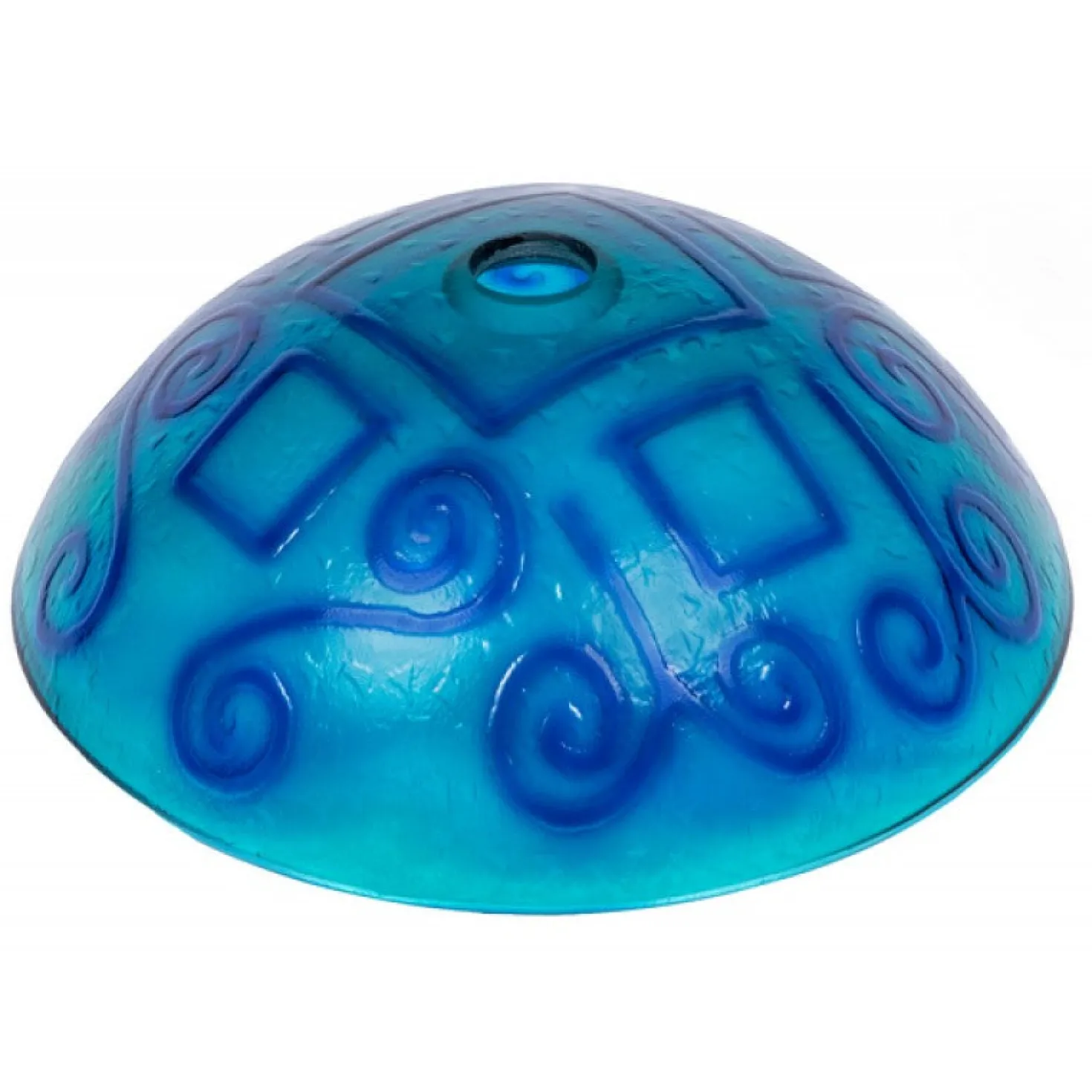 Eden Bath Green And Blue Swirls Glass Vessel Sink
