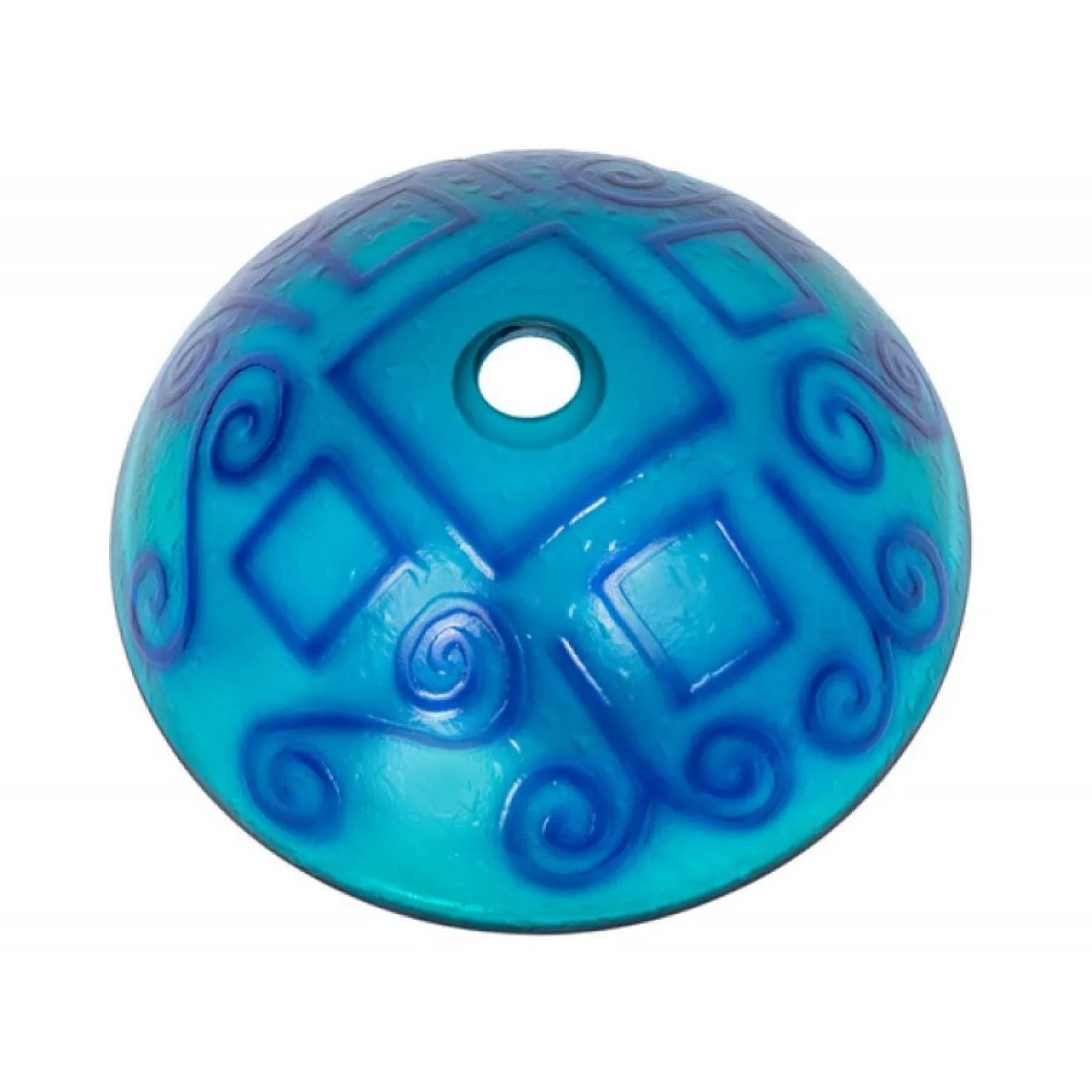 Eden Bath Green And Blue Swirls Glass Vessel Sink
