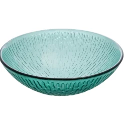 Eden Bath Green Drops Glass Vessel Sink