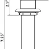 Eden Bath 1.5" Grid Drain - Non Overflow