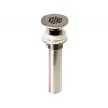 Eden Bath 1.5" Grid Drain with Overflow in Brushed Nickel