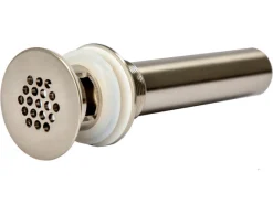 Eden Bath 1.5" Grid Drain with Overflow in Brushed Nickel