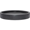 Eden Bath Low Round Vessel Sink - Lava Stone