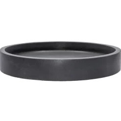 Eden Bath Low Round Vessel Sink - Lava Stone
