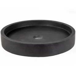 Eden Bath Low Round Vessel Sink - Lava Stone