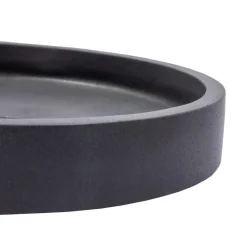 Eden Bath Low Round Vessel Sink - Lava Stone