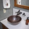 Eden Bath Petite Copper Vessel Sink - Antique Dark Copper