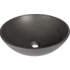 Eden Bath Round Lava Stone Vessel Sink