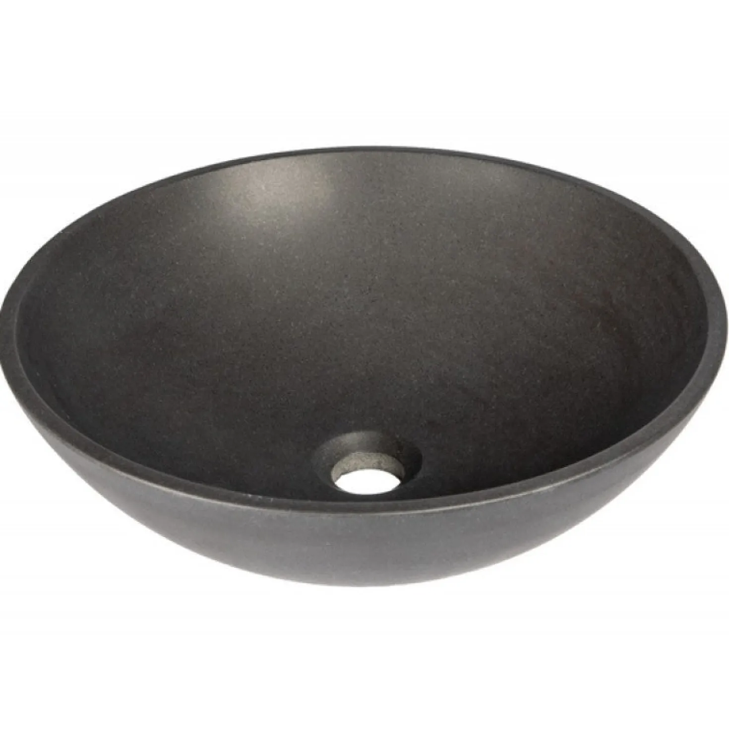 Eden Bath Round Lava Stone Vessel Sink