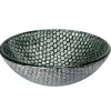 Eden Bath Silver Dots Glass Vessel Sink